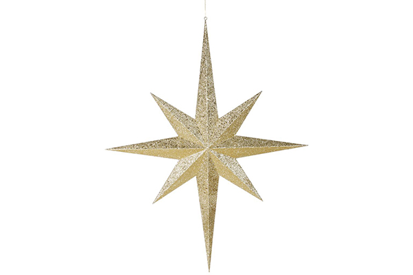 gold glitters star