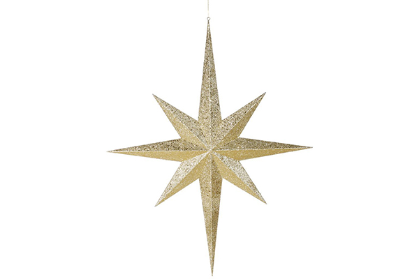 gold glitters star