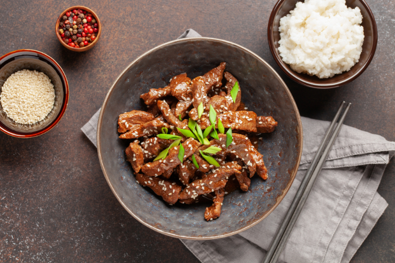Scallion Braised Beef Rice