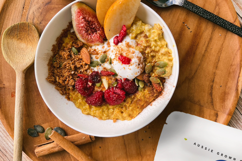 Golden Milk Overnight Oats