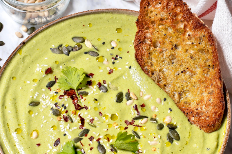 No-Cream Creamy Broccoli Soup