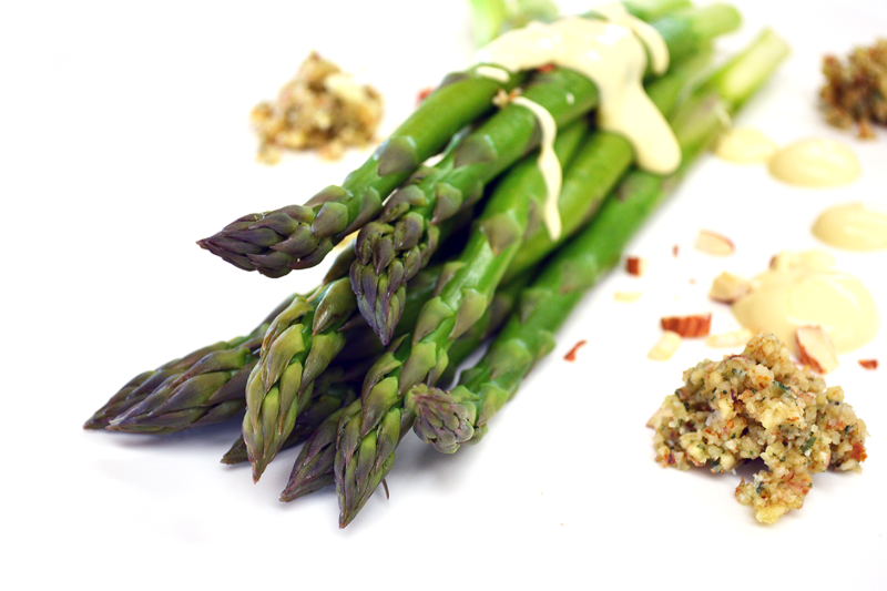 Almond Lemon Crumble & Asparagus