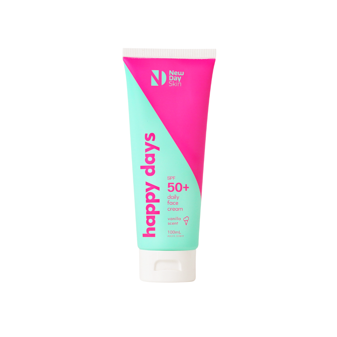 New Day Skin Happy Days Spf 50+ Daily Face Cream