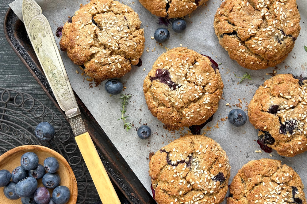 Gluten Free Blueberry Oatcakes