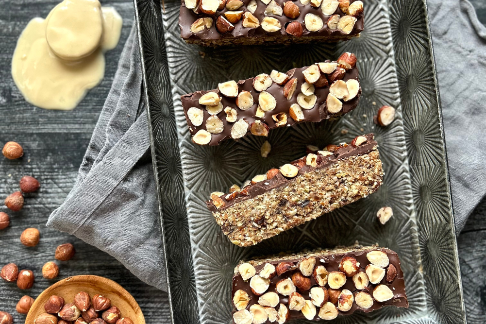 No Bake Dark Chocolate Nut & Seed Bars