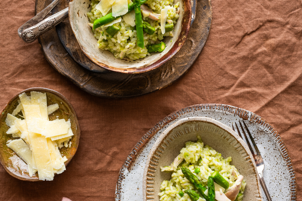 Poached Chicken Risotto
