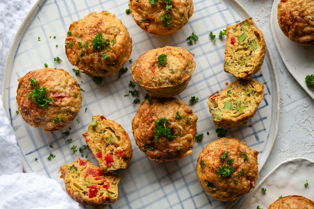 Veggie Cheese Muffins