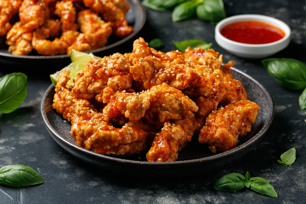 Fry Chicken Wing With Sweet Chilli Sauce