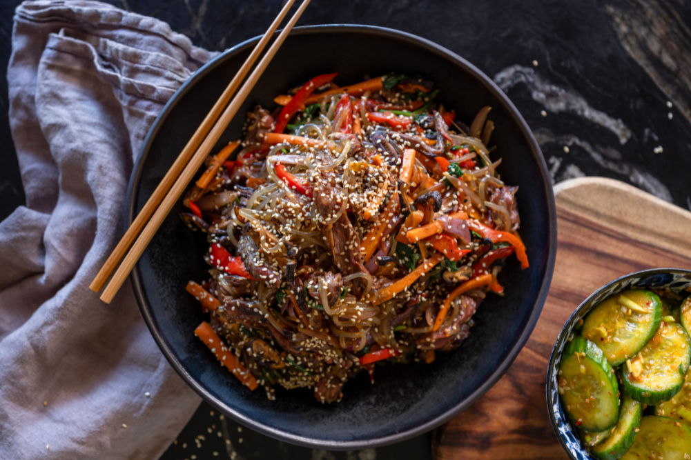 Korean Glass Stir Fry