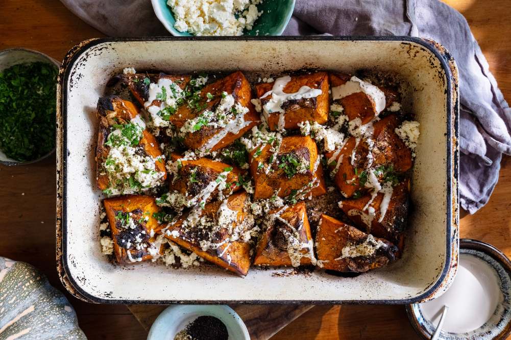 Slow Roast Spiced Pumpkin