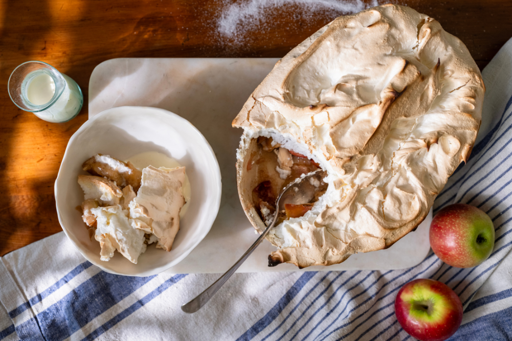 Baked Apple Meringue