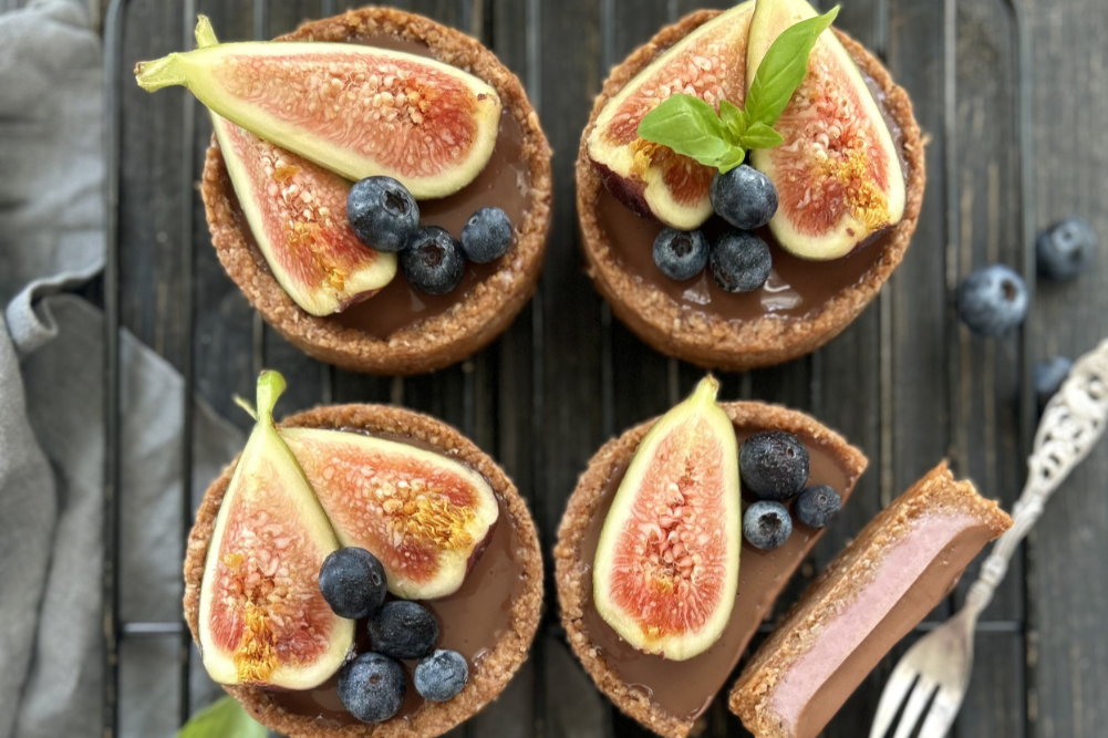 Blueberry Chocolate Tart