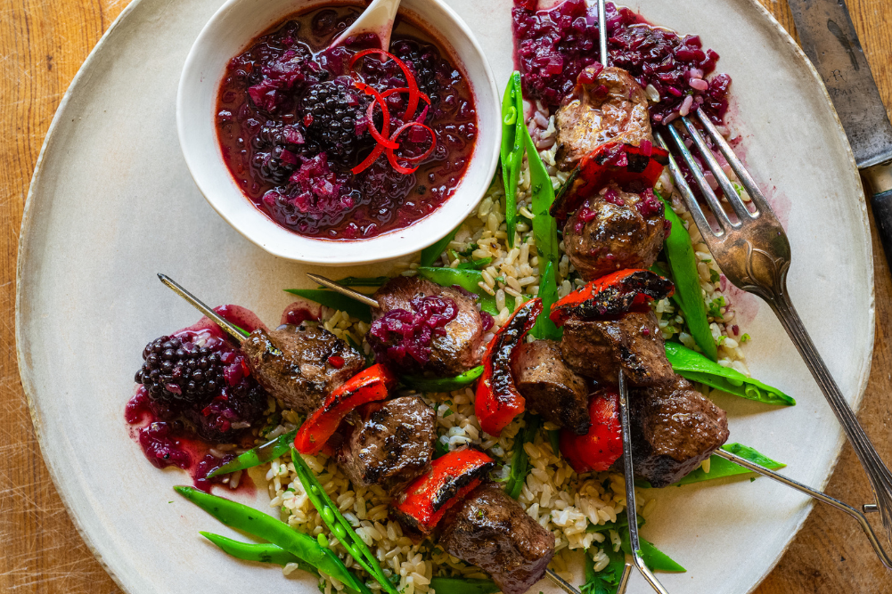 Kangaroo & Red Capsicum Skewers