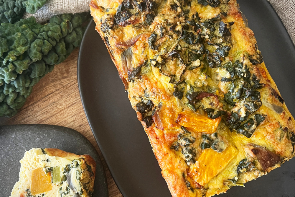 Pumpkin Feta Frittata
