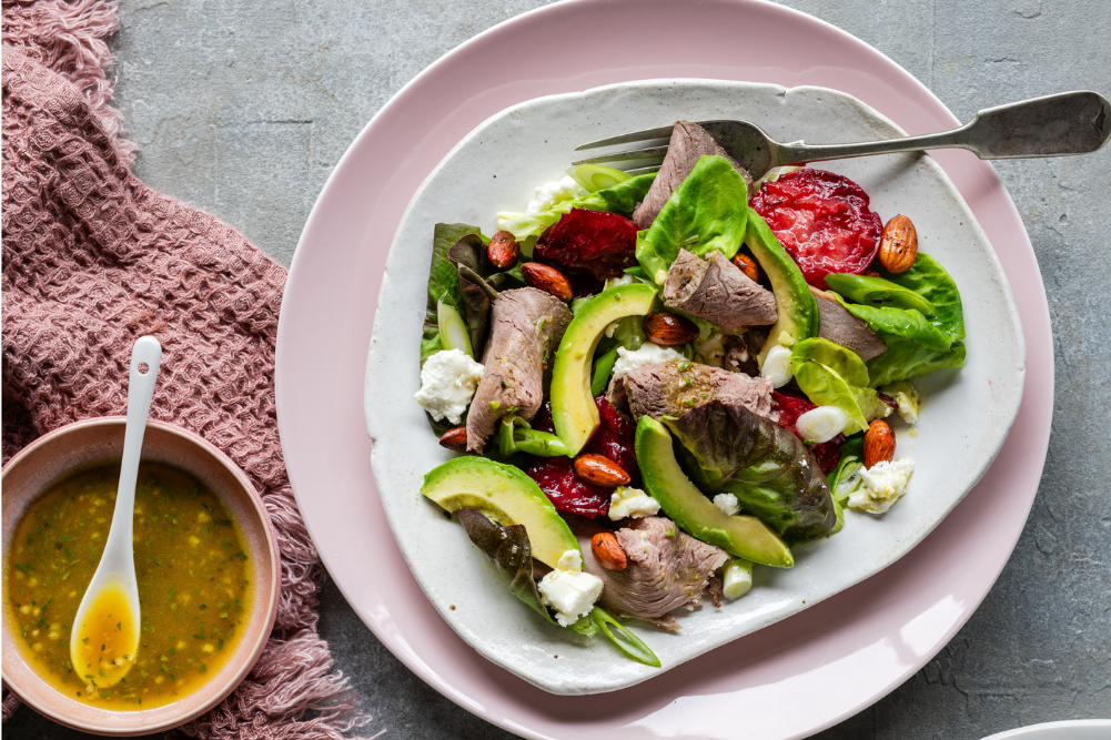Roast Beef & Plum Salad