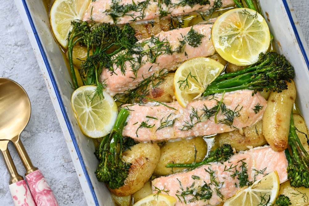 Salmon Tray Bake